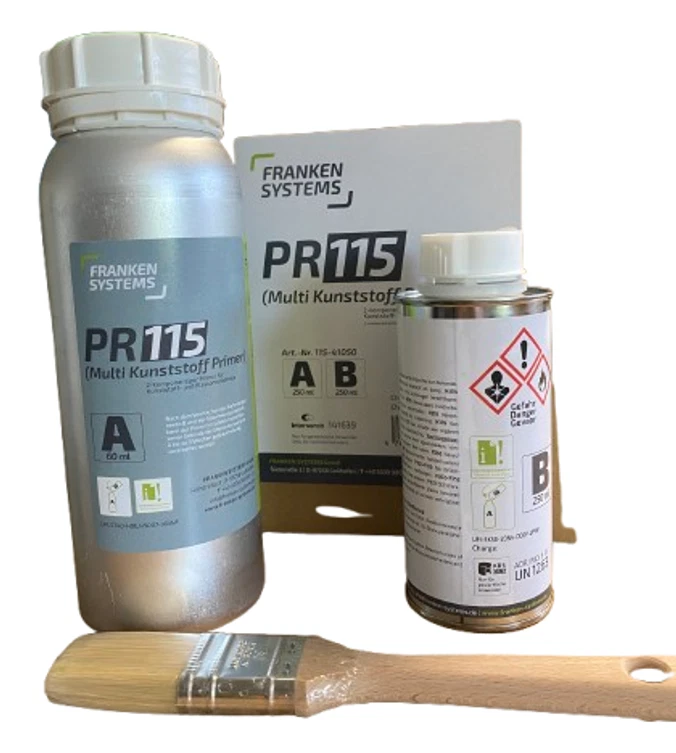 Primer Kunststoff Primer PR115 Franken Systems mit Pinsel Multi KunststoffPrimer