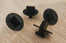 1987 - 1991 (4) Clips for Lower Dash Fuse Panel Cover Ford F150 F250 F350 Bronco