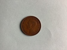 BRITISH COIN 1944 GEORGE VI HALF PENNY COIN