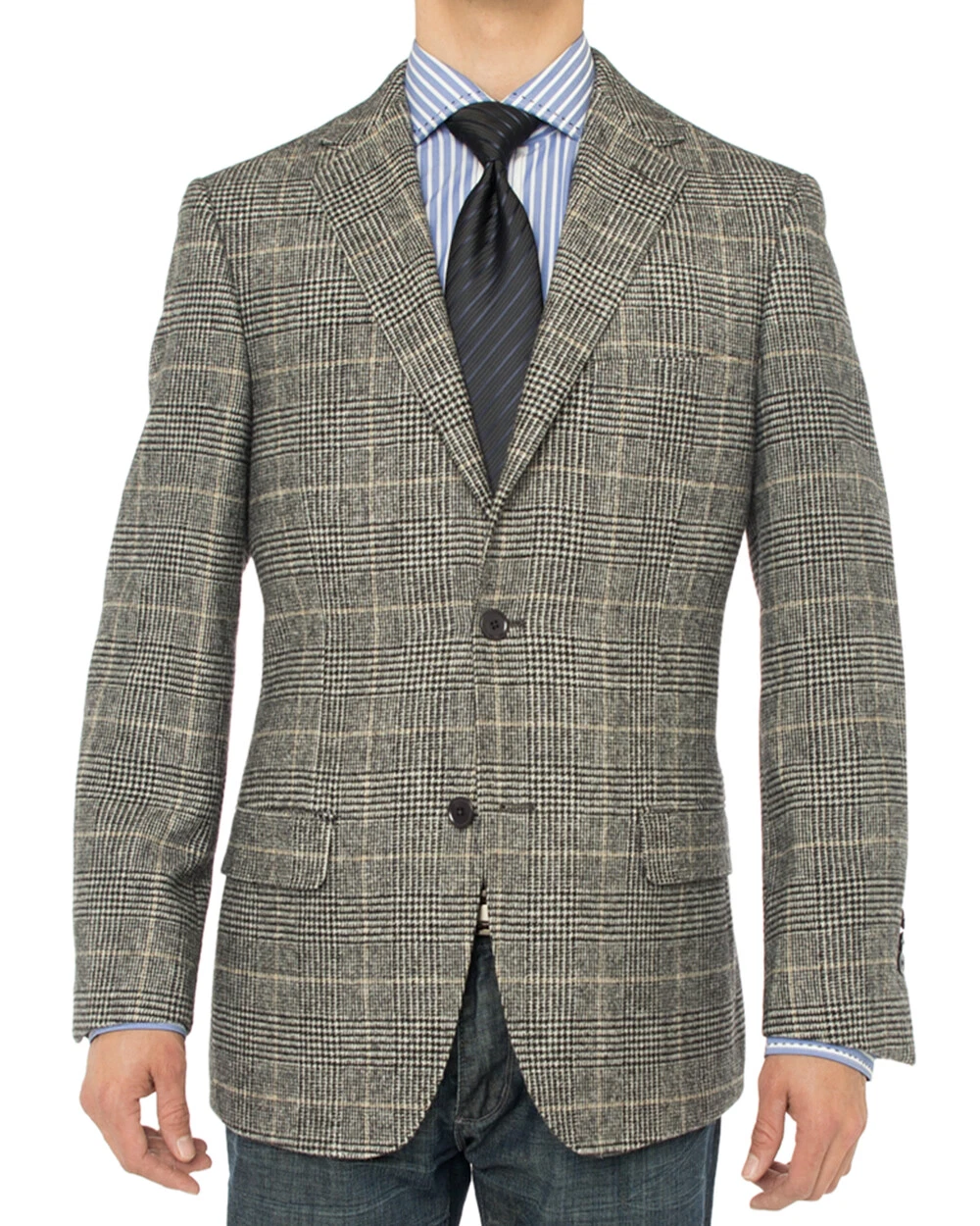 Luciano Natazzi Mens 2 Button Luxe Camel Hair Suit Jacket Sport Coat