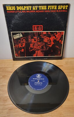 Eric Dolphy At The Five Spot Prestige Records Van Gelder Stamp Jazz LP