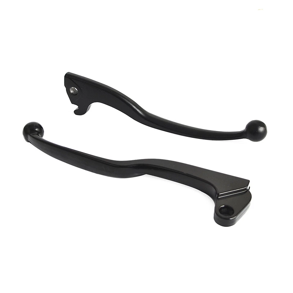 Par de palancas de freno de embrague de aluminio negras para Yamaha YBR 125 2010-2013 Foto 4 de 4