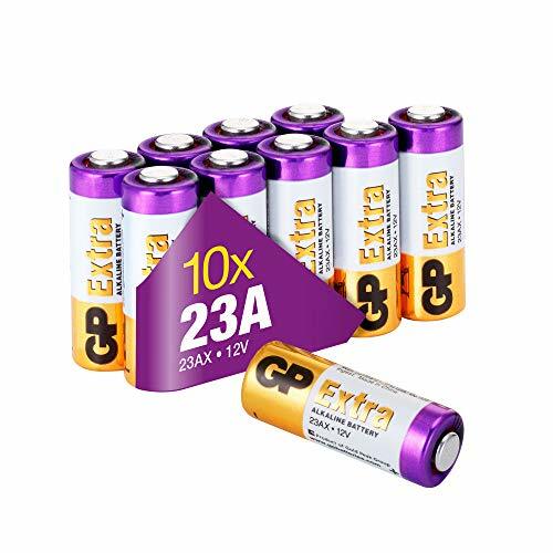 23A 12V - Set da 10 Batterie | GP Extra | Pile Alcaline Specialistiche 23 (Z3D)