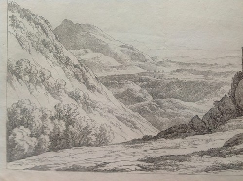 Voogt Hendrik (Amsterdam 1768-1839) Paesaggio con rudere. XIX secolo. - Picture 6 of 7