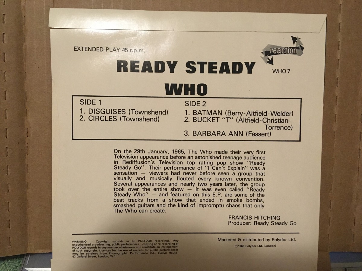 THE WHO - Ready Steady Who 7