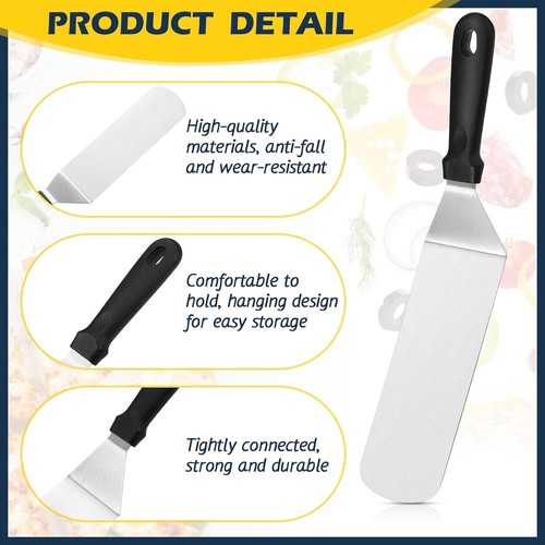 Pie Server Cake Pizza Grill Spatula Baking Cutter Wedding Party Serving Black - Picture 3 of 8