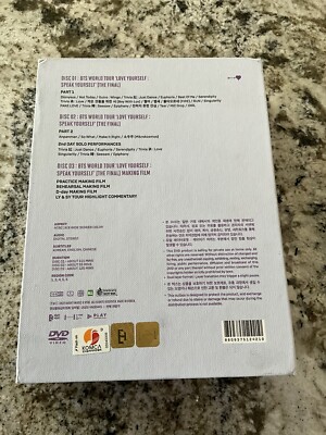 BTS WORLD TOUR 'LOVE YOURSELF : SPEAK YOURSELF' THE FINAL NEW BOX