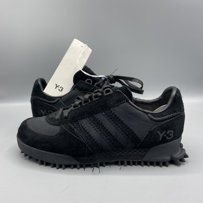 Adidas Y-3 Marathon Trail Trainers Black Running Shoes Sneakers