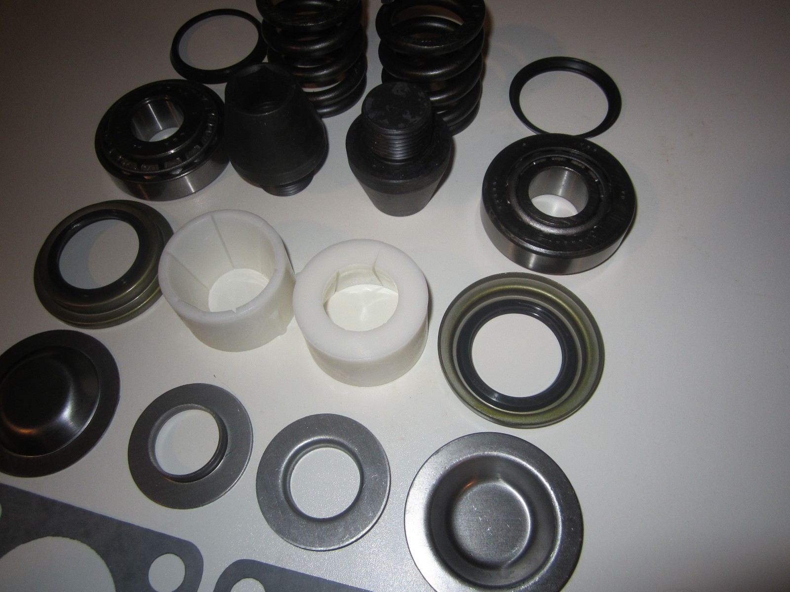 Two 1978 92 Ford Dana 60 King Pins, Bearings, Bushings, Springs