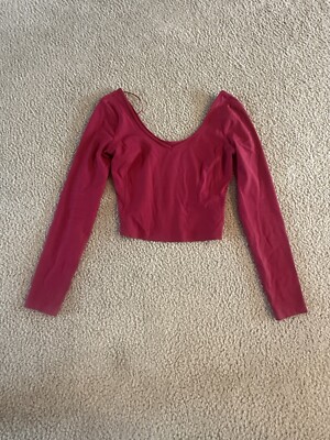 Lululemon Align Long Sleeve V Neck Crop Top Size 4