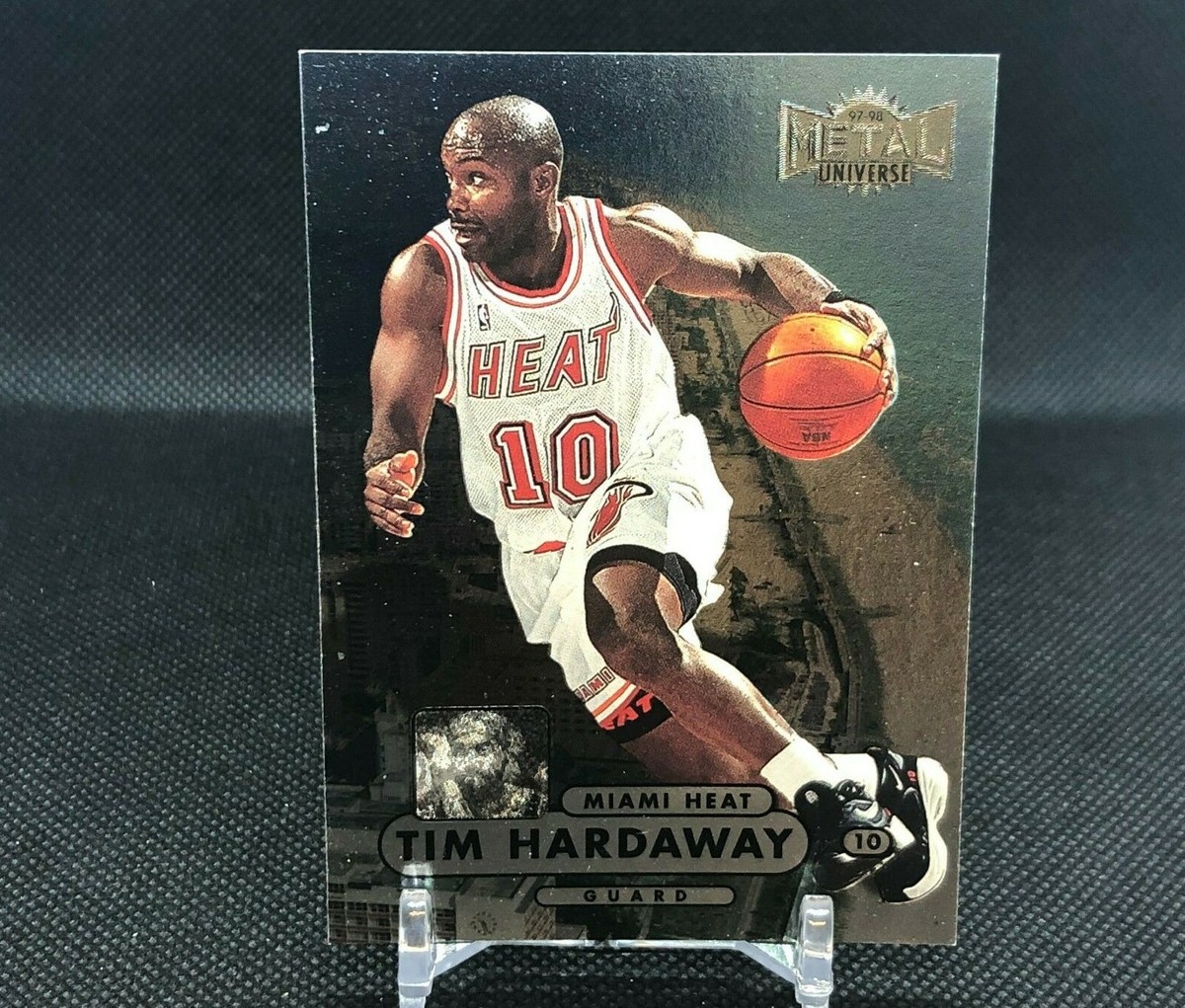 1997 1998 Fleer Metal Universe Tim Hardaway Basketball Card #70