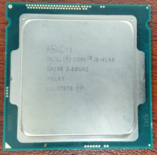 Lot of 10 Intel Core i3-4160 3.60 GHz LGA 1150 Desktop CPU Processor SR1PK