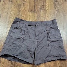 Cabelas Shorts Mens 46 Khaki Pocket Outdoor Hiking Cargo Utility