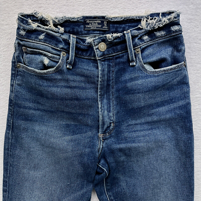 Abercrombe & Fitch Jeans Womens 25/0 Reg Blue Simone High Rise 