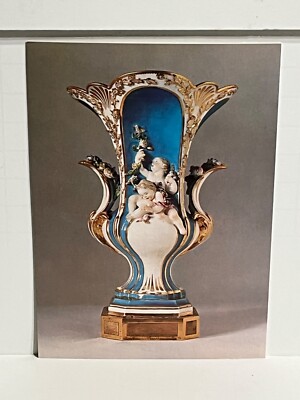 Serves Porcelain Vase Jean Claude Duplessis Continental Postcard A91