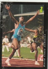FREE SHIPPING-POOR-1992 Classic World Class Athletes #14 Leroy Burrell 