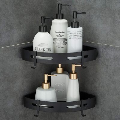 Adhesive Corner Shelf Bathroom Shower Basin Organizer