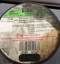 Lincoln electric 0.25  L-56 2 lb SuperArc Copper Coated Welding Wire