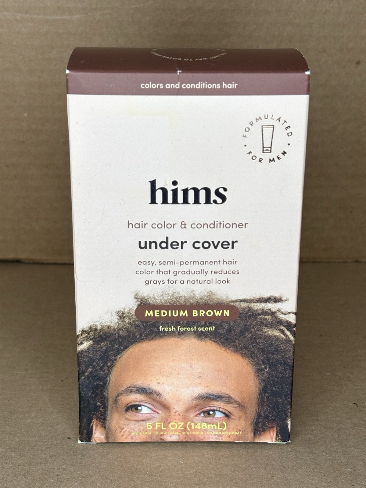 Hims Hair Color & Conditioner Under Cover Medium Brown 5 fl oz - New In Package