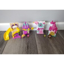 Disney doorables princess playsets just play Rapunzel belle beauty and the beast