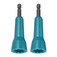2pcs Electrical Wire Twisting Tool for Drill with 1/4 Inch Hex Shank, Blue