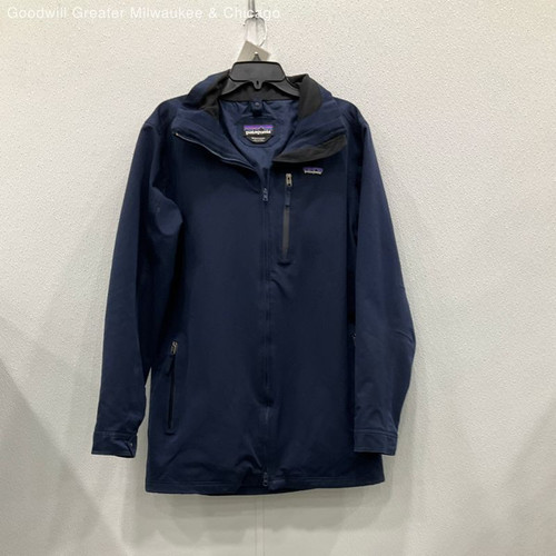 Patagonia Mens 3-in-1 Parka Jacket Tres Hooded Full-Zip Waterproof Blue Size M