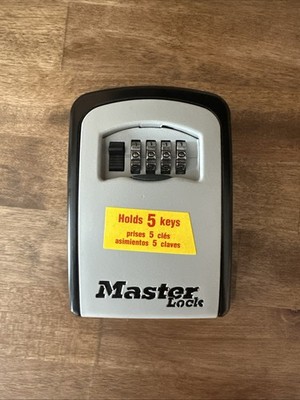 Master Lock Wall Mount Key Storage Device, Model# 5401D