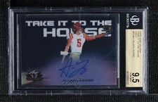 2018 Leaf Valiant Take it to the House Navy 3/25 Allen Lazard BGS 9.5 Auto pn1