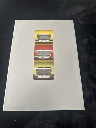 1970 1971 Mercedes W114 W115 Coupe Catalog 250C 280C 280CE Big English Brochure