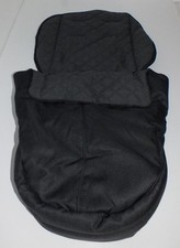 New Mothercare Journey Footmuff Black - Journey Edit pushchair footmuff & liner