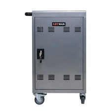 30 2Bay Mobile School Charging Cart Station for Chromebook, Tablet and Laptop Co