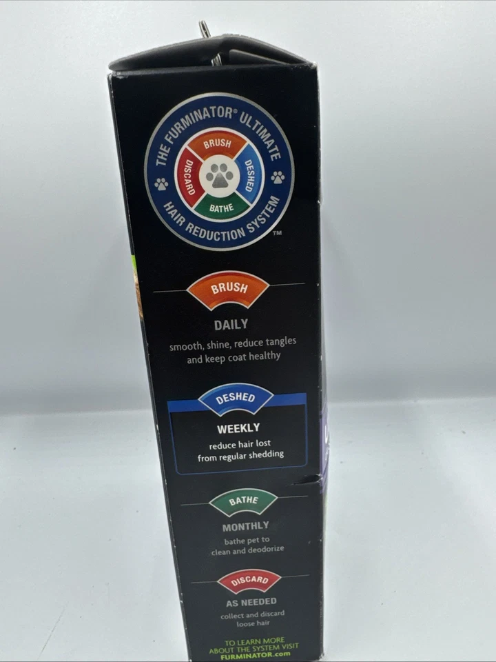 Herramienta de desprendimiento de capa inferior FURminator para gato mediano/grande, pelo largo 10 lb+ NUEVO Foto 3 de 4
