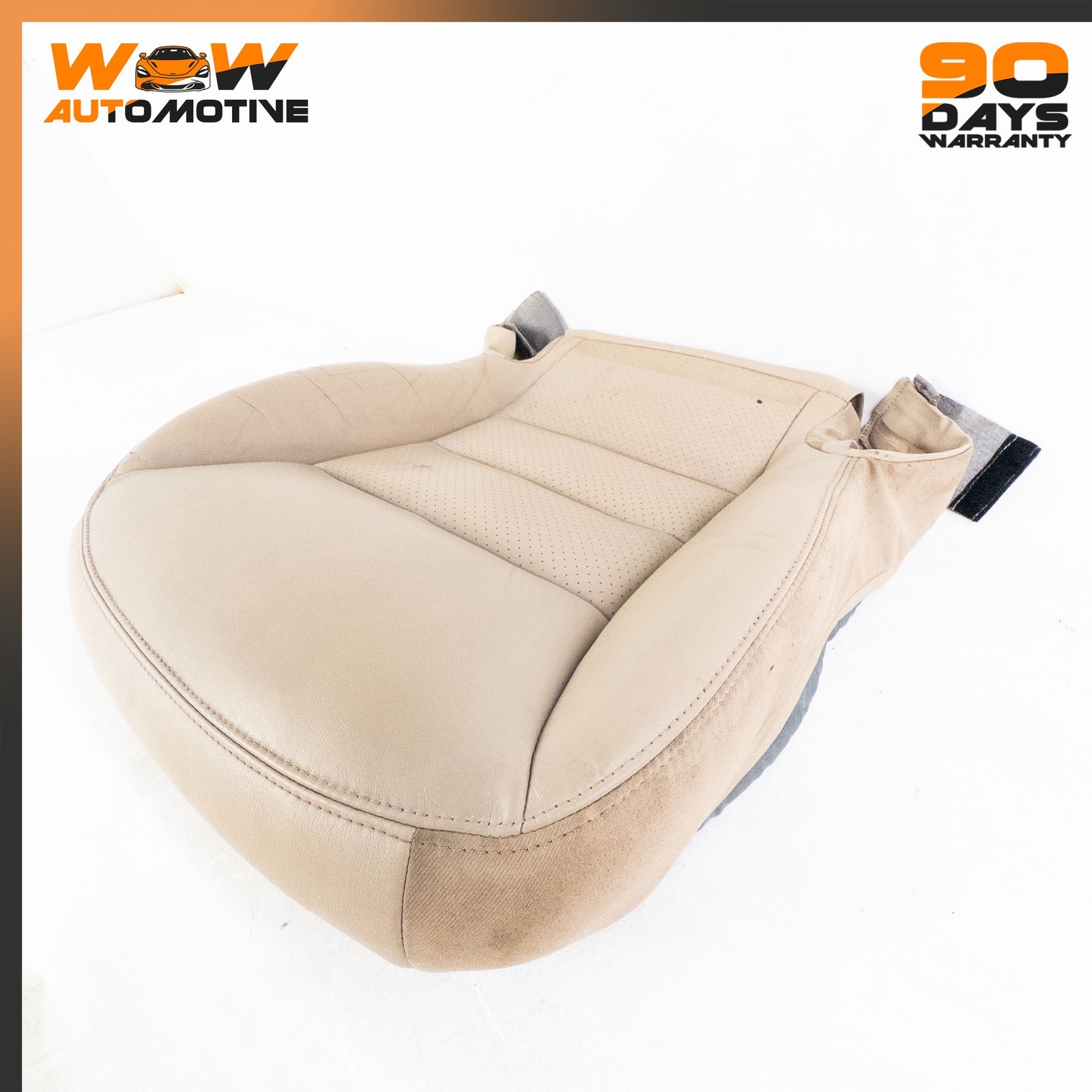 05-11 CHEVROLET CORVETTE C6 FRONT RIGHT BOTTOM LOWER SEAT CUSHION LEATHER  OEM