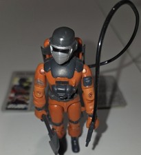 Vintage G.I. Joe Barbecue (V1) 1985 Firefighter Figure 100% with File Card