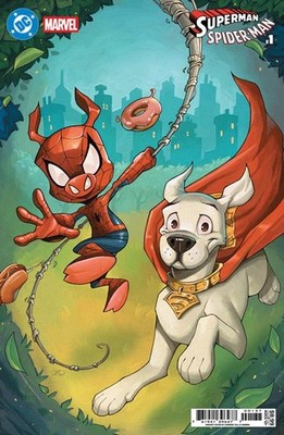 DC MARVEL SUPERMAN SPIDER-MAN #1 (ONE SHOT) CVR W ZULLO KRYPTO & SPIDER-HAM