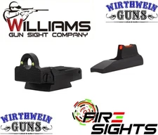 Williams 682194  Ruger Mark IV GHOST RING Firesight Fiber Optic Sight Set MK 3