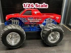 2004 Vintage Mattel Monster Jam 1/24 American Dream Monster Truck Diecast Car.