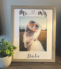 Personalized Wedding Frame 11 X 14