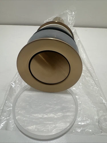 Signature Hardware Lexia Wall-Mount Bathroom Gold Faucet Replacement Part Drain - Picture 3 of 3