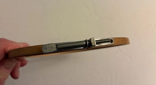 Vintage Lot of 2 Flat Screw Tension 6" Wood Round Embroidery Hoops USA - Image 3 of 4