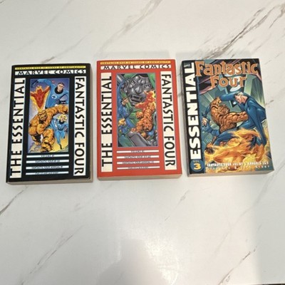 Marvel Comics The Essential Fantastic Four Vol 1 2 3 Trade Paperback Set