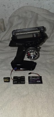 Sanwa MT-44 Fernsteuerung   Inkl. RX-482 Empfänger & Akku