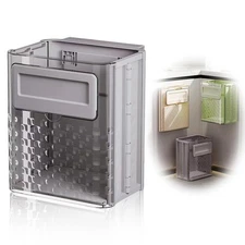 Hanging Kitchen Trash,Can Foldable Transparent Trash Can Kitchen Trash Can Ca...