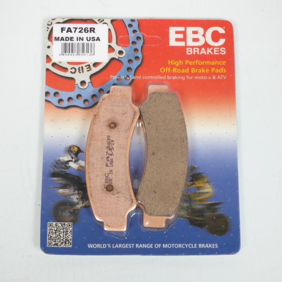 Plaquette de frein EBC organique à haute friction pour CF Moto 500 SWB