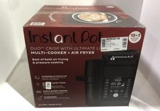 Instant Pot Duo Crisp Ultimate Lid 13-in-1 Pressure Cooker Air Fryer 6.2L #P71