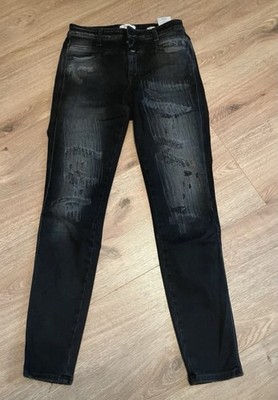 Closed Skinny Pusher Gr: 27 Schwarz