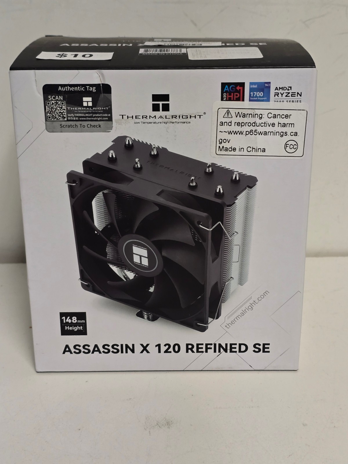 Thermalright Assassin X 120 Refined SE CPU Air Cooler, 4 Heat Pipes. Available Now for $14.99