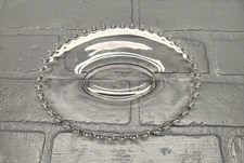 Vintage Imperial Glass Candlewick 7-3/4" Oval Welled Tray