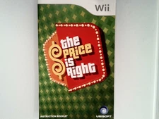 The Price is Right Nintendo Wii Instruction Manual Booklet by Ubisoft