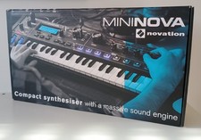 Novation Mininova Compact Keyboard Synthesiser - Boxed with Gooseneck Mic & PSU